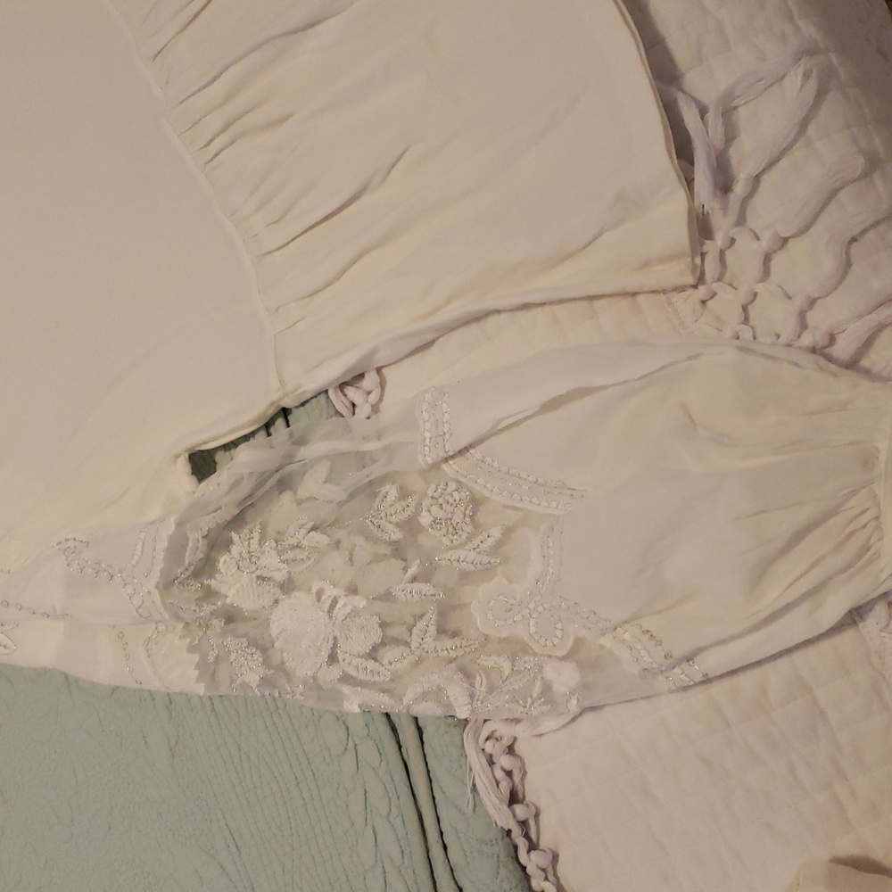 Free People boho long sleeve top - Picture 3 of 6